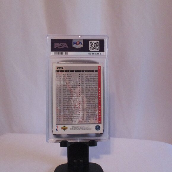 1994 COLL. CHOICE MICHAEL JORDAN CHECKLIST #368-420 #420 NM-MT PSA 8 - Picture 2 of 2